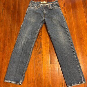 Levi’s 550 Relaxed Fit Jeans Red Tab 5 pocket Mens 33x34 (Actual 33x31) Straight